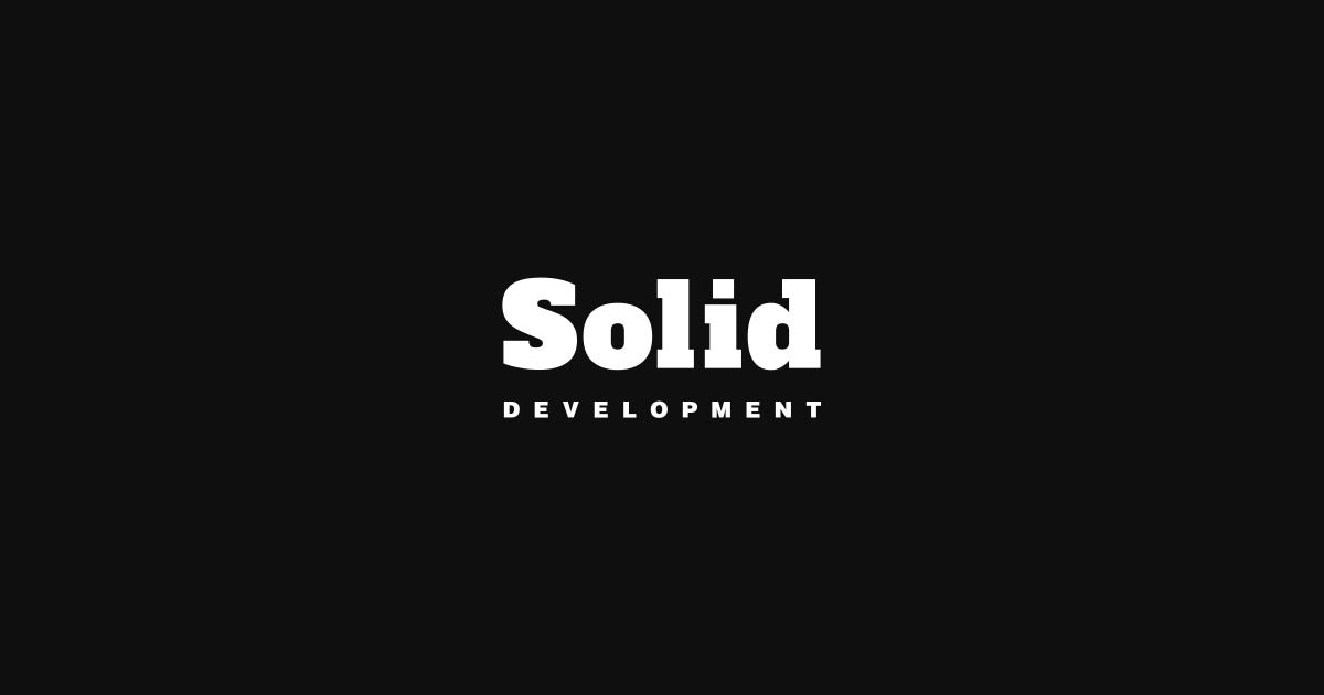 Solid Development | Software development and outsourcing services
